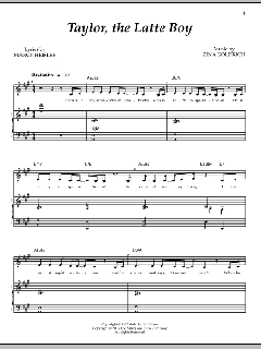 Taylor, The Latte Boy von Kristin Chenoweth (Download) 