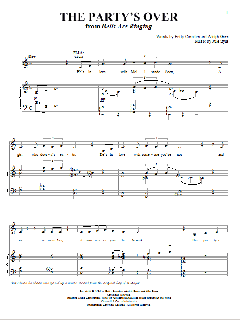 The Party's Over von Betty Comden (Download) 