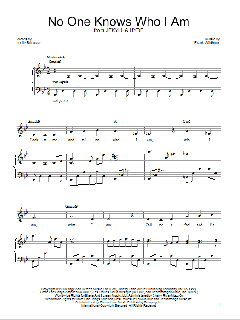 No One Knows Who I Am von Leslie Bricusse (Download) 