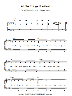 All The Things She Said von Tatu (Download) 