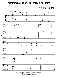 Grown-Up Christmas List von Amy Grant (Download) 