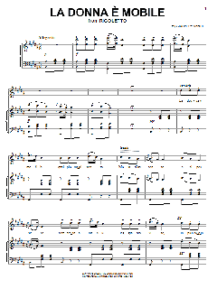 La Donna e Mobile von Giuseppe Verdi (Download) 