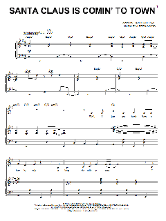 Santa Claus Is Comin' To Town von Haven Gillespie (Download) 