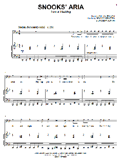 Snooks' Aria von William Bolcom (Download) 