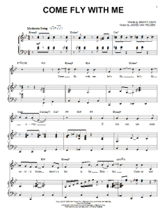 Come Fly With Me von Sammy Cahn (Download) 