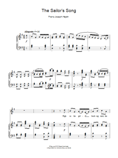 The Sailor's Song (From 12 Canzonettas) von Franz Joseph Haydn (Download) 