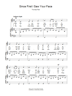 Since First I Saw Your Face von Thomas Ford (Download) 