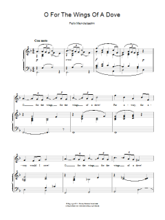 O For The Wings Of A Dove von Felix Mendelssohn (Download) 