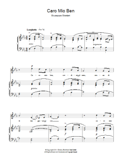 Caro Mio Ben von Giuseppe Giordani (Download) 