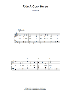 Ride A Cock Horse von Traditional (Download) 