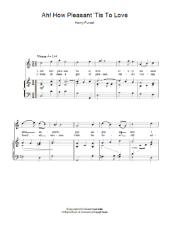 Ah! How Pleasant 'Tis To Love von Henry Purcell (Download) 