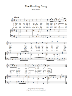The Knotting Song von Henry Purcell (Download) 