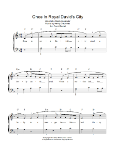 Once In Royal David's City von Cecil Frances Alexander (Download) 