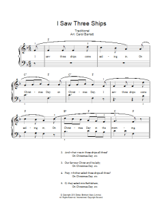 I Saw Three Ships von Traditional (Download) 