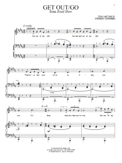 Get Out / Go von Stephen Sondheim (Download) 