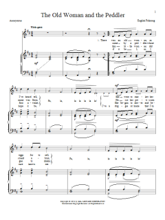 The Old Woman And The Peddler von English Folksong (Download) 