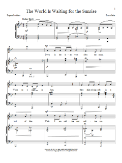 The World Is Waiting For The Sunrise von Ernest Seitz (Download) 