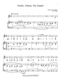 Gently, Johnny, My Jingalo von Cecil J. Sharp (Download) 