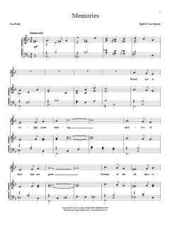 Memories von Egbert van Alstyne (Download) 