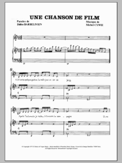 Une Chanson De Film von Didier Barbelivien (Download) 