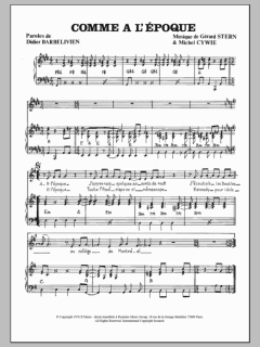 Comme A L'epoque von Didier Barbelivien (Download) 