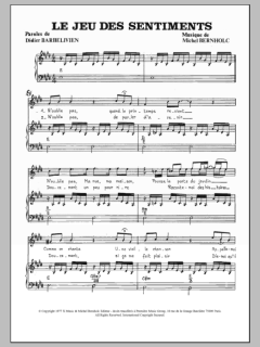 Le Jeu Des Sentiments von Didier Barbelivien (Download) 