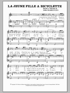 La Jeune Fille A Bicyclette von Gerard Lenorman (Download) 