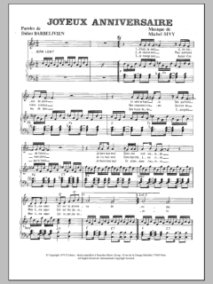 Joyeux Anniversaire von Michel Sivy (Download) 