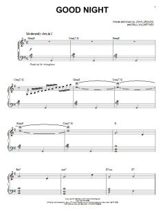 Good Night von John Lennon (Download) 