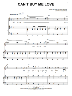 Can't Buy Me Love von John Lennon (Download) 