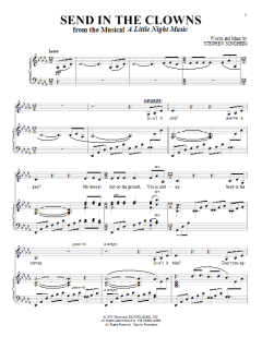 Send In The Clowns von Stephen Sondheim (Download) 