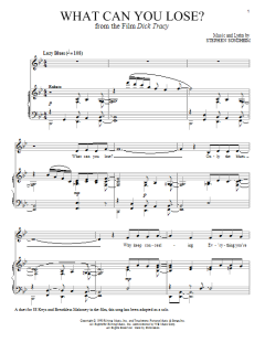 What Can You Lose von Stephen Sondheim (Download) 