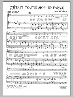 C'etait Toute Mon Enfance von Henri Salvador (Download) 