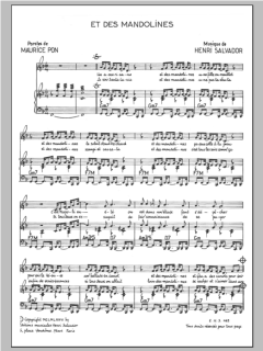 Et Des Mandolines von Henri Salvador (Download) 