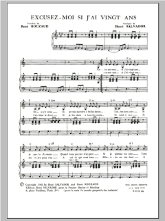 Excusez Moi Si J'ai Vingt Ans von Henri Salvador (Download) 