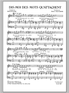 Dis Moi Des Mots Qui Attachent von Henri Salvador (Download) 