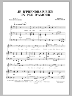 Je R'prendrais Bien Un Peu D'amour von Henri Salvador (Download) 