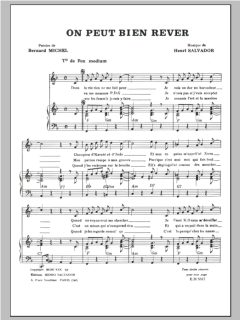 On Peut Bien Rever von Henri Salvador (Download) 