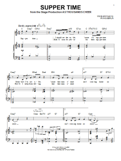 Supper Time von Irving Berlin (Download) 