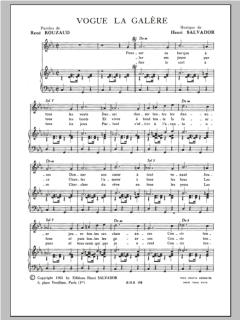 Vogue La Galere von Henri Salvador (Download) 