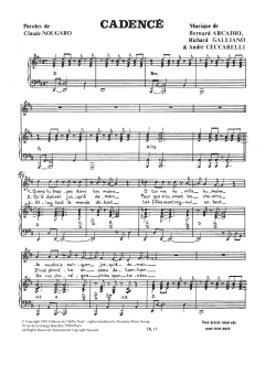 Cadence von Claude Nougaro (Download) 