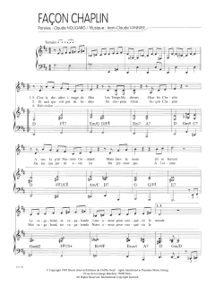 Facon Chaplin von Claude Nougaro (Download) 