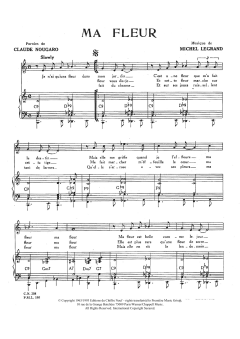 Ma Fleur von Claude Nougaro (Download) 