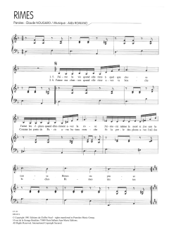 Rimes von Claude Nougaro (Download) 