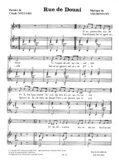 Rue De Douai von Claude Nougaro (Download) 