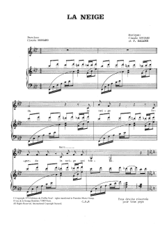 La Neige von Claude Nougaro (Download) 