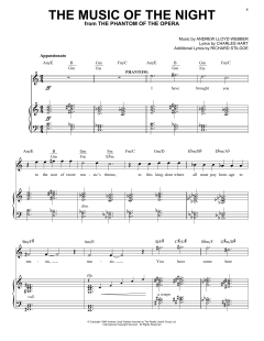 The Music Of The Night von Andrew Lloyd Webber (Download) 