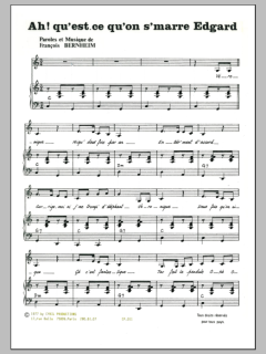 Ah Qu'est-Ce Qu'on Se Mar Edgar von Francois Bernheim (Download) 