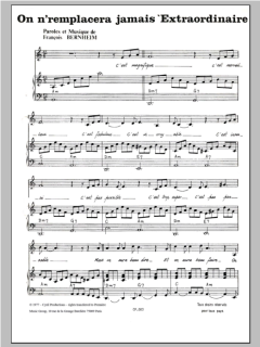 On Ne Remplacera Jamais "Extraordinaire" von Francois Bernheim (Download) 