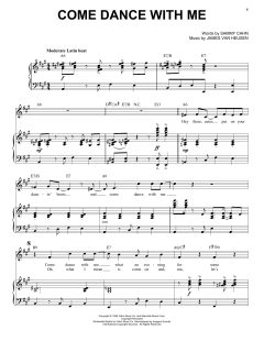 Come Dance With Me von Sammy Cahn (Download) 